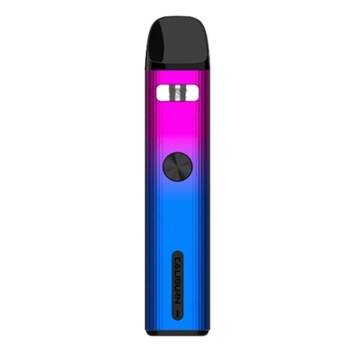 Uwell Caliburn G2 Pod Mod, Mavi-Pembe Gradient renkli, şık elektronik sigara.